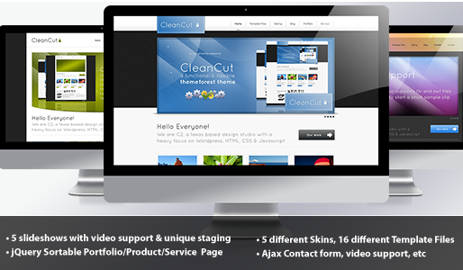Cleancut 5 in 1 – HTML Template