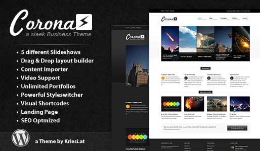 Corona WordPress Theme