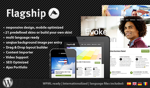 Flagship – responsive business and portfolio WordPress Theme