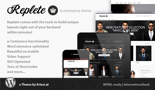 Replete e-Commerce WordPress Theme