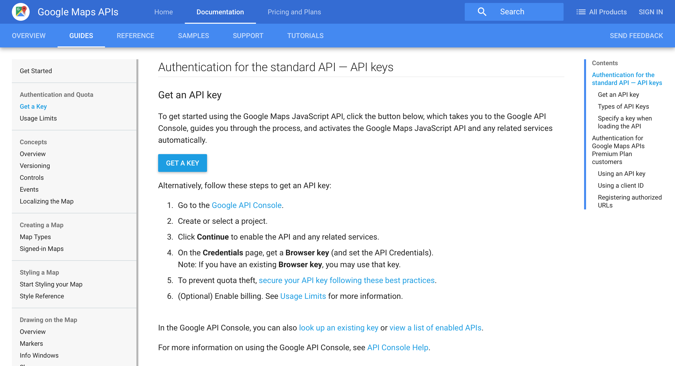Step. How To Register A Google Maps Api Key – Enfold Theme Documentation step. how to register a google maps api key – enfold theme documentation
